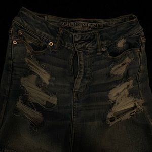 American eagle denim skirt